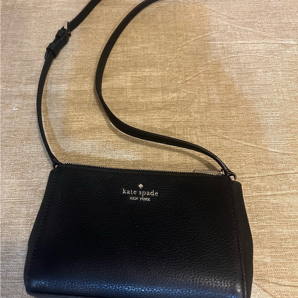 Kate Spade Black Mini Leather Crossbody Bag - Picture 5 of 5
